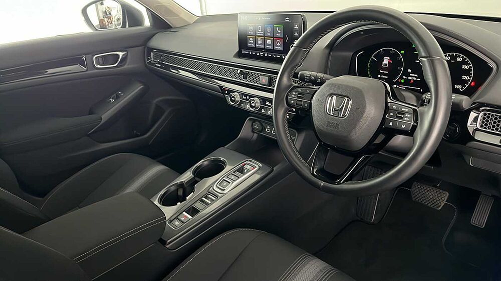 Honda Civic 2.0 h i-MMD Elegance Hatchback 5dr Petrol Hybrid eCVT Euro 6 (s/s) (184 ps)