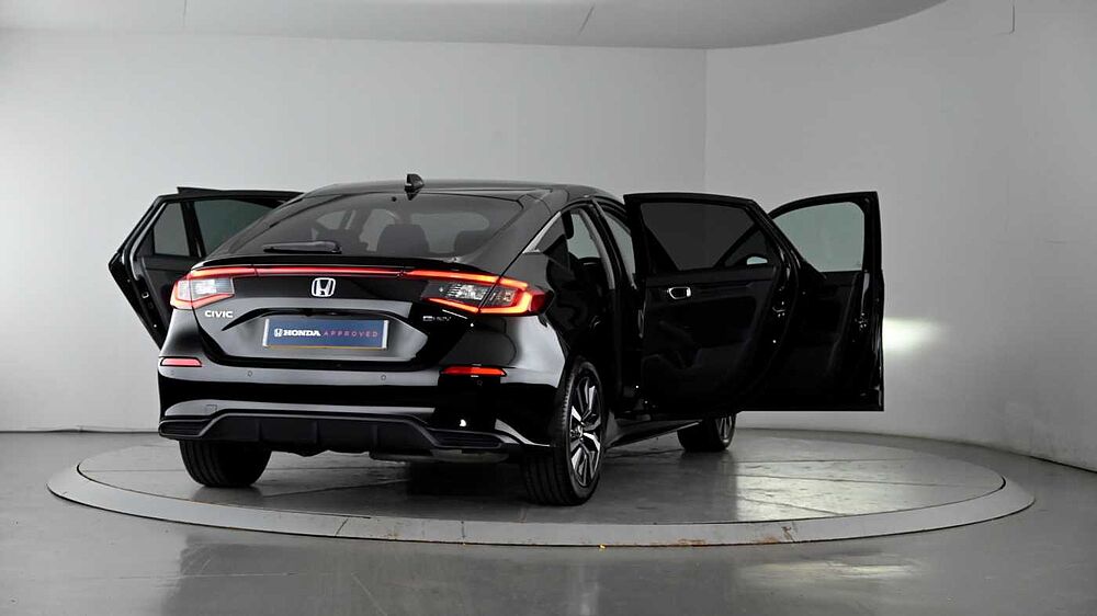 Honda Civic 2.0 h i-MMD Elegance Hatchback 5dr Petrol Hybrid eCVT Euro 6 (s/s) (184 ps)