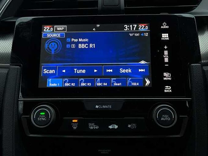 Honda Civic 1.0 VTEC Turbo SR Hatchback 5dr Petrol Manual Euro 6 (s/s) (126 ps)